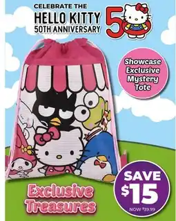 Showcase 50th Anniversary Showcase Exclusive Mystery Tote offer