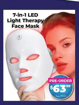 Showcase 7-in-1 LED Light Therapy Face Mask offer