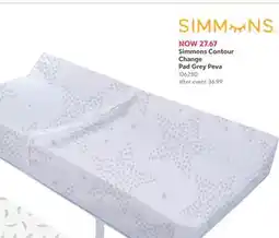 Babies 'R' Us Simmons Contour Change Pad Grey Peva offer