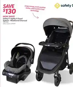 Babies 'R' Us Safety 1st Agility 4 Travel System - Weathered Charcoal offer