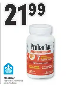 Familiprix PROBACLAC, Selected probiotics offer