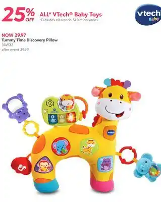 Babies 'R' Us VTech Tummy Time Discovery Pillow offer