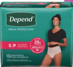 Familiprix DEPEND Selected products and sizes offer