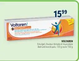 Familiprix VOLTAREN, Back and muscle pain, 120 g or 150 g offer