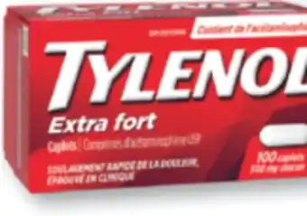 Familiprix TYLENOL, Muscle and body, 650 mg, 170 caplets or Extra strength back pain, 60 caplets offer