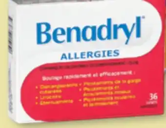 Familiprix BENADRYL Selected products offer