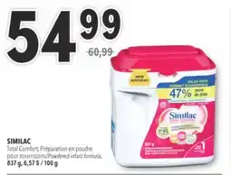 Familiprix SIMILAC, Total Comfort, Powdered infant formula, 837 g offer