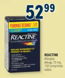 Familiprix REACTINE Allergy, 10 mg, 120 tablets offer