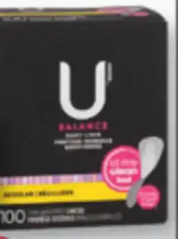 Familiprix U by KOTEX, Tampons, Selected tampons, liners or pads offer