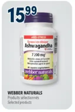 Familiprix WEBBER NATURALS, Selected products offer