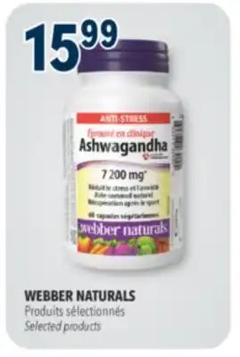 Familiprix WEBBER NATURALS, Selected products offer