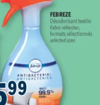 Familiprix FEBREZE, Fabric refresher, selected sizes offer