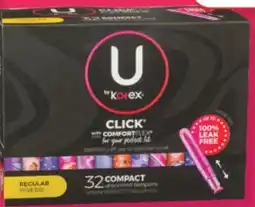 Familiprix U by KOTEX, Tampons, Selected tampons or liners offer