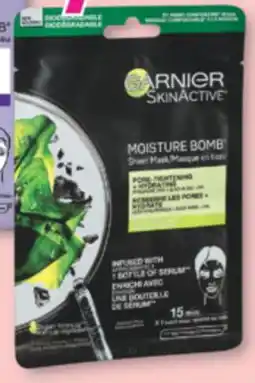 Familiprix GARNIER, Selected facial care products offer