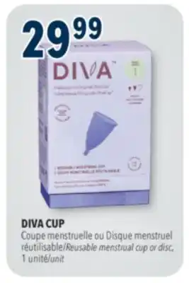 Familiprix DIVA CUP, Reusable menstrual cup or disc, 1 unit offer