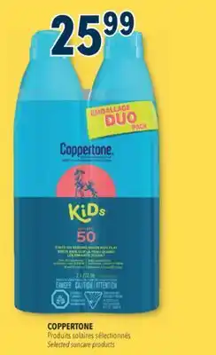 Familiprix COPPERTONE, Selected suncare products offer