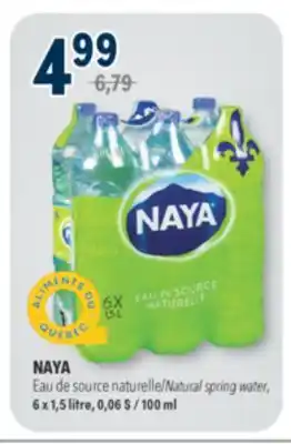 Familiprix NAYA, Natural spring water, 6 x 1,5 litre offer