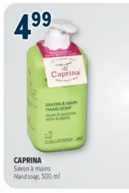 Familiprix CAPRINA, Hand soap, 500 ml offer
