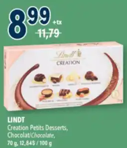 Familiprix LINDT, Creation Petits Desserts, Chocolate, 70 g offer