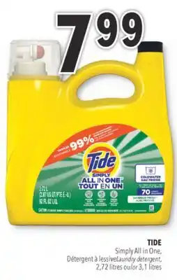Familiprix TIDE Simply All in One 2,72 litres or 3,1 litres offer