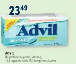 Familiprix ADVIL, Ibuprofen, 200 mg, 144 capsules offer