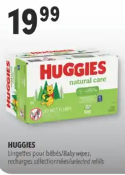 Familiprix HUGGIES, Lingettes Baby wipes, selected refills offer