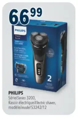 Familiprix PHILIPS Series 3200, Electric shaver, model S3242/12 offer