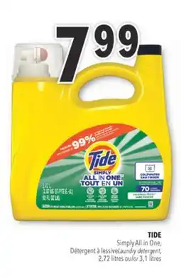 Familiprix TIDE, Simply All in One Laundry detergent offer