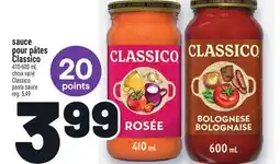 Metro SAUCE POUR PÂTES CLASSICO | CLASSICO PASTA SAUCE offer
