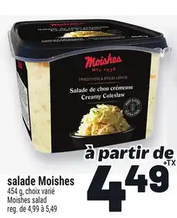 Metro MOISHES SALAD | SALADE MOISHES offer