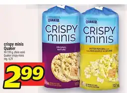 Metro CRISPY MINIS QUAKER | QUAKER CRISPY MINIS offer