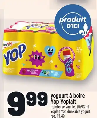 Metro YOGOURT À BOIRE YOP YOPLAIT | YOPLAIT YOP DRINKABLE YOGURT offer