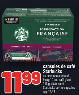 Metro CAPSULES DE CAFÉ STARBUCKS | STARBUCKS COFFEE CAPSULES offer