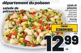 Metro SALADE DE PÉTONCLES | SCALLOP SALAD offer