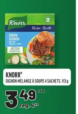Metro KNORR OIGNON MÉLANGE À SOUPE 4 SACHETS offer