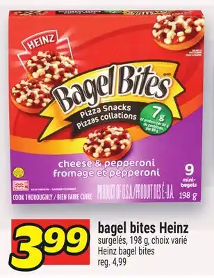 Metro BAGEL BITES HEINZ | HEINZ BAGEL BITES offer
