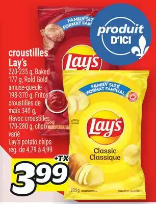Metro CROUSTILLES LAY'S | LAY'S POTATO CHIPS offer