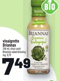 Metro VINAIGRETTE BRIANNAS | BRIANNAS SALAD DRESSING offer