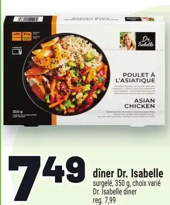 Metro DÎNER DR. ISABELLE | DR. ISABELLE DINER offer