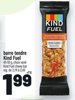 Metro BARRE TENDRE KIND FUEL | KIND FUEL CHEWY BAR offer