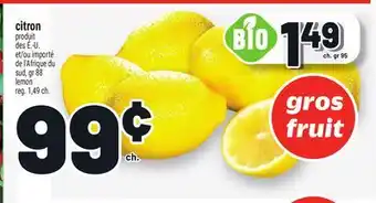 Metro CITRON | LEMON offer