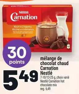 Metro MÉLANGE DE CHOCOLAT CHAUD CARNATION NESTLÉ | NESTLÉ CARNATION HOT CHOCOLATE MIX offer
