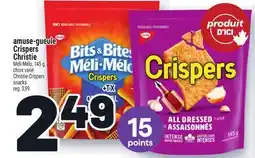 Metro AMUSE‑GUEULE CRISPERS CHRISTIE | CHRISTIE CRISPERS SNACKS offer