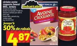 Metro CÉRÉALES AVOINE CROQUANTE GENERAL MILLS, JORDANS | GENERAL MILLS, OATMEAL CRISP, JORDANS CEREAL offer