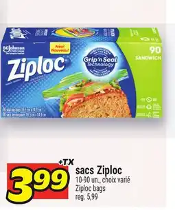 Metro SACS ZIPLOC | ZIPLOC BAGS offer