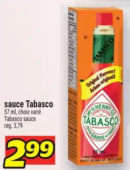 Metro SAUCE TABASCO | TABASCO SAUCE offer