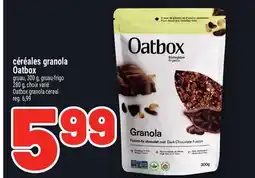 Metro CÉRÉALES GRANOLA OATBOX | OATBOX GRANOLA CEREAL offer