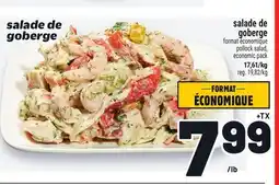 Metro SALADE DE GOBERGE | POLLOCK SALAD offer