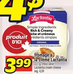 Metro FROMAGE À LA CRÈME LACTANTIA | LACTANTIA CREAM CHEESE offer