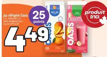 Metro ORGANISEZ VOS JOUR JUS RÉFRIGÉRÉ OASIS | OASIS REFRIGERATED JUICE offer